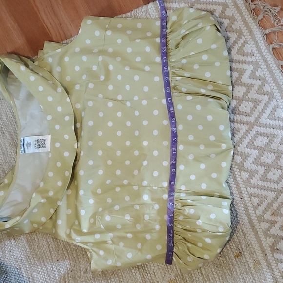 Chic Star Green Polka Dot Swing Dress - Picture 4 of 5